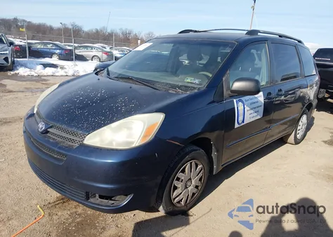 2004 Toyota Sienna Le z USA, uszkodzony, nr VIN 5TDZA23C94S196609